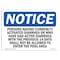 Signmission OSHA, Persons Having Currently Active Diarrhea, 10in X 7in Rigid Plastic, 7" W, 10" L, Landscape OS-NS-P-710-L-17209 - alternate 1